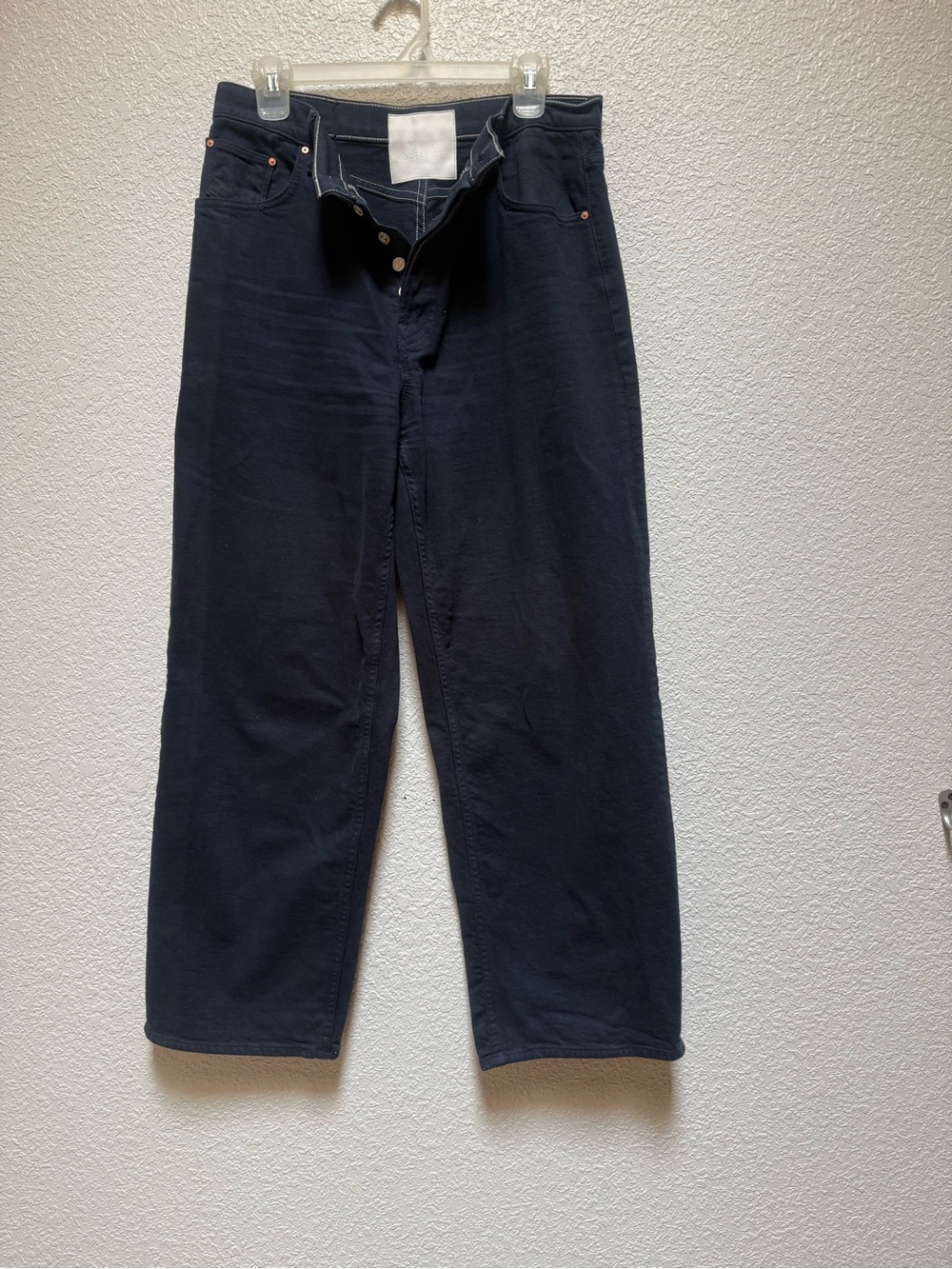 Mother Superior Navy Blue high waisted spinner skimp jeans sz 29